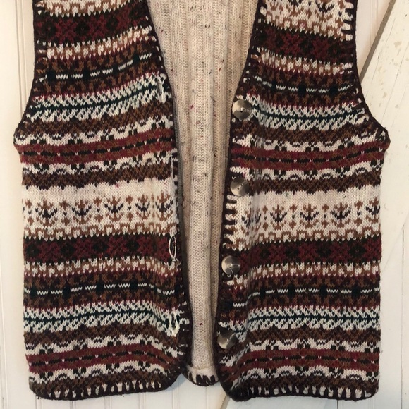 Vintage wool blend vest - Picture 6 of 8